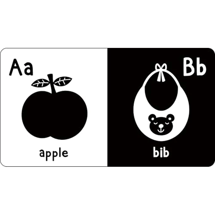 My Little Black and White Board Book Library - Set of 5 High Contrast Board Books (What Does Baby See?) by PETER PAUPER PRESS - Image 5