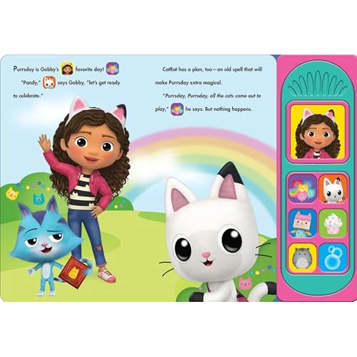 Gabby's Dollhouse - Happy Purrsday! Little Sound Book - PI Kids by PI Kids - Image 1
