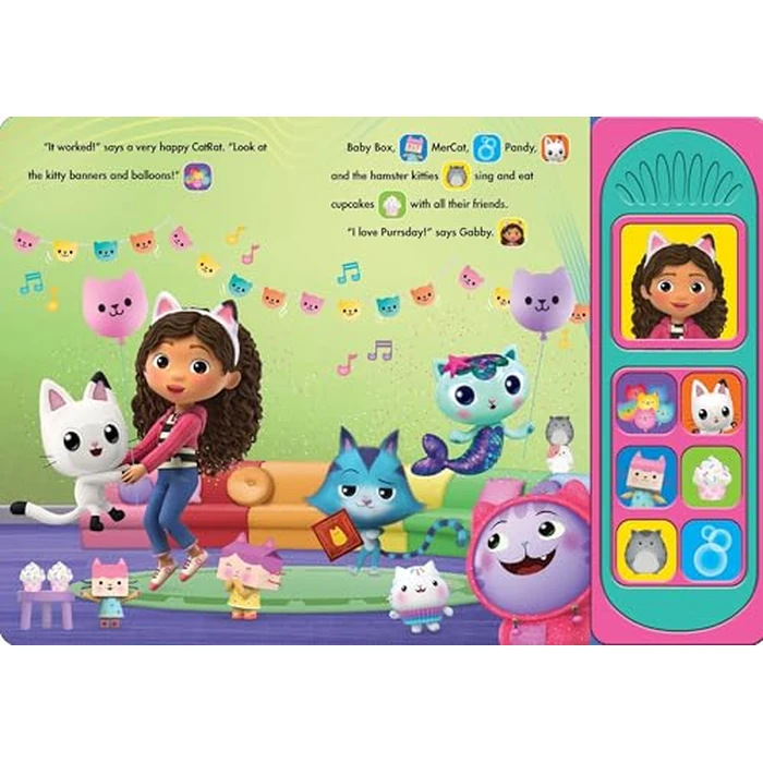 Gabby's Dollhouse - Happy Purrsday! Little Sound Book - PI Kids by PI Kids - Image 2