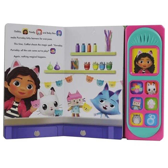 Gabby's Dollhouse - Happy Purrsday! Little Sound Book - PI Kids by PI Kids - Image 3