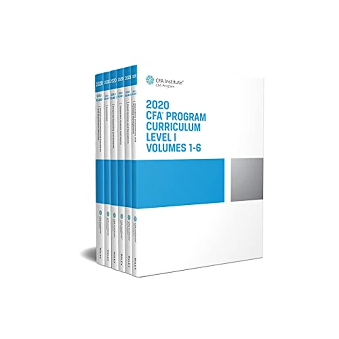 CFA Program Curriculum 2020 Level I Volumes 1-6 Box Set by Wiley - Used - Like New condition - CA$170.81