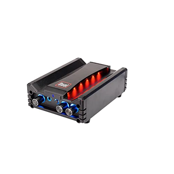 Dual Electronics DBTMA100 Black Micro 2 Channel Class-D Amplifier | 3.5 mm AUX Input | Stereo RCA Outputs | 100 Watts Peak Power | Up to 100ft of Wireless Bluetooth Range by Dual Electronics - Image 6
