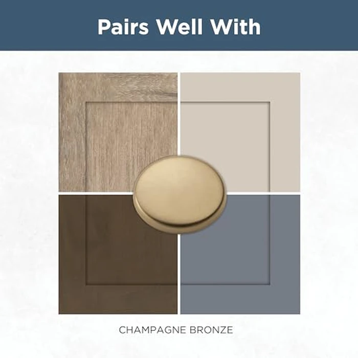 Franklin Brass Adjusta-Pull Francisco (5-Pack) Adjustable Drawer Pulls/Cabinet Handles 1-3/8" to 6-5/16" Hole Center Champagne Bronze Hardware Kitchen Door, Drawers, Dressers, Furniture P44365-CZ-B by Franklin Brass - Image 6