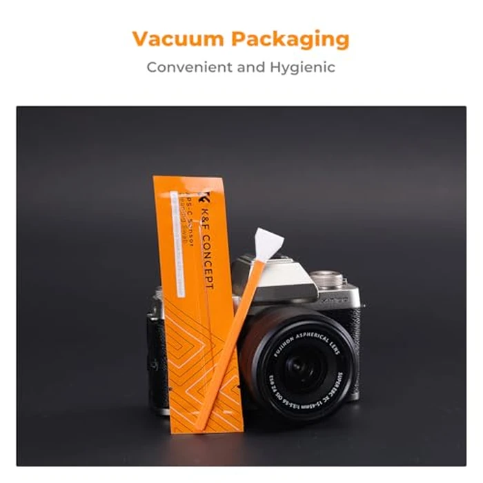K&F Concept 10 Pack APS-C-Frame Sensors Cleaning Swabs, DSLR SLR Digital Camera Dry CCD CMOS Clean Swabs Compatible with Nikon Sony Canon DSLR Camera Sensor by K&F CONCEPT - Image 6