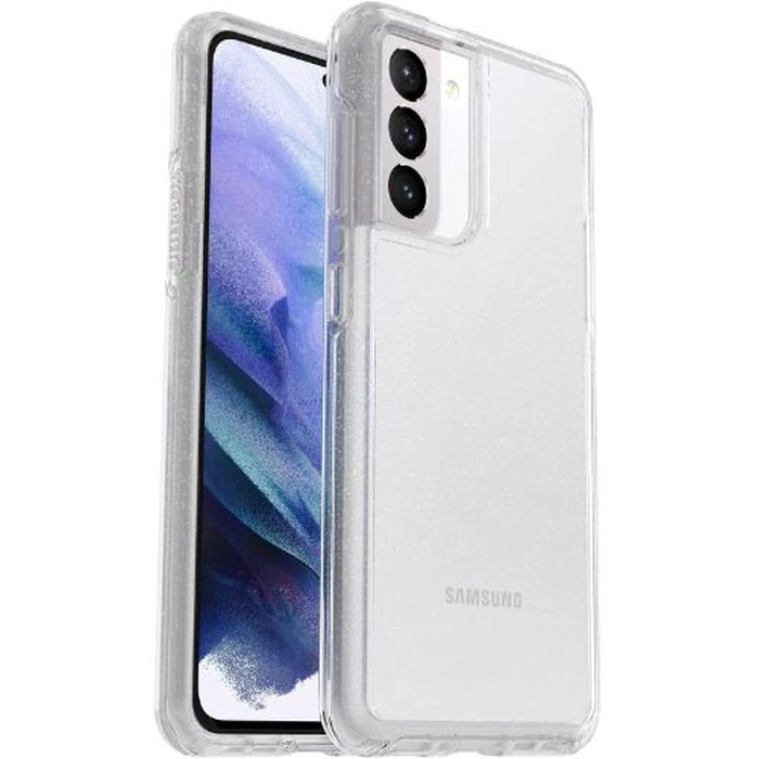 Otterbox Symmetry Series Clear Phone Case for Galaxy S21 (5G) - Stardust (Clear Glitter) by Otterbox - Refurbished - Good condition - US$8.28