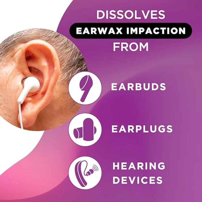 Lipo Earwax Cleansing Kit, Cleansing Ear Drops, Bulb Syringe, and Cotton Plugs, Effortlessly Dissolves Ear Wax, Easy to Use Ear Wax Removal Kit, Clinically Tested Peroxide-Free, 0.5 Fl Oz by Lipo-Flavonoid - Image 7