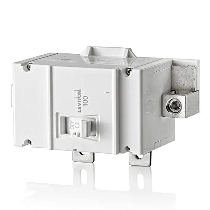 Leviton Main Circuit Breaker, 100 Amp, 2-Pole, Thermal Magnetic, LM100-T, White by Leviton - Image 2