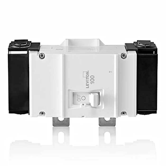 Leviton Main Circuit Breaker, 100 Amp, 2-Pole, Thermal Magnetic, LM100-T, White by Leviton - Image 3