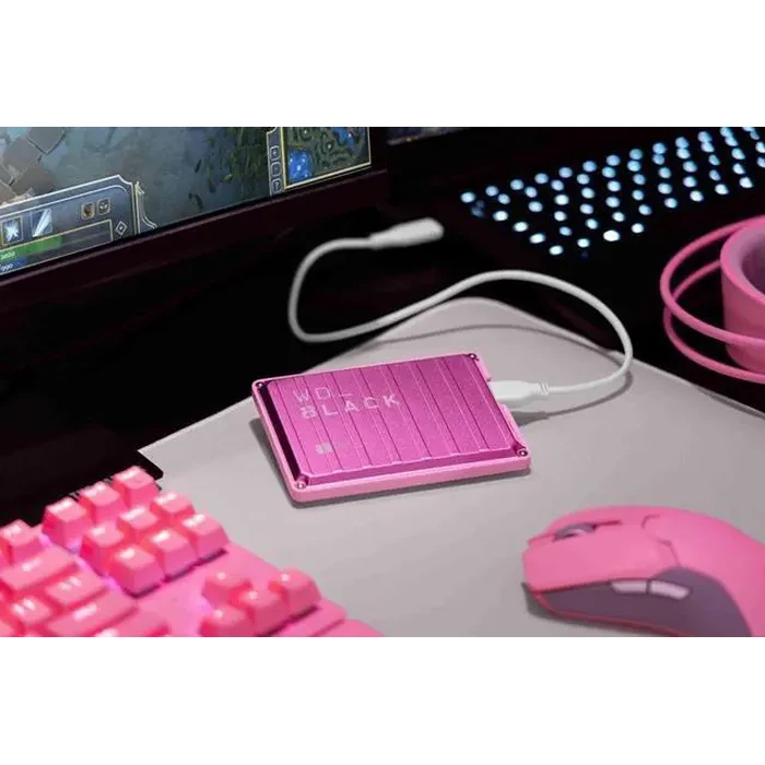 WD 2TB BLACK P10 Game Drive USB 3.2 Gen 1, Micro B Model WDBA2W0020BPK-WES1 Pink by Western Digital - Image 5