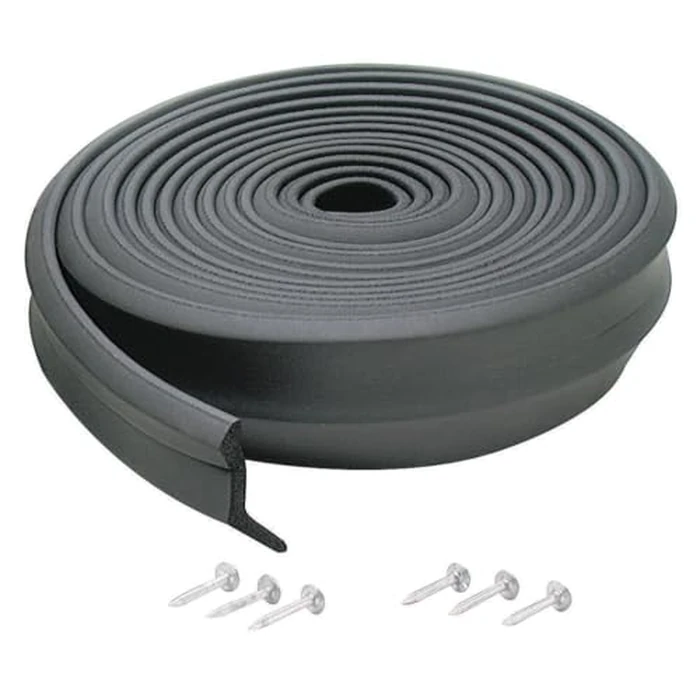 M-D Building Products 03723 9 ft. Black Rubber Garage Door Bottom Seal by M-D Building Products - Image 1
