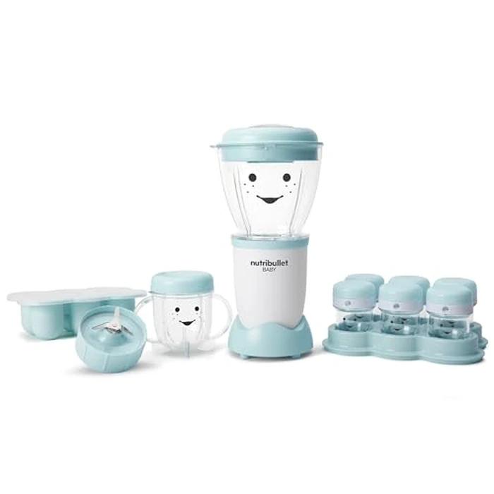 NutriBullet NBY-50100 Baby Complete Food-Making System, 32-Oz, White, Blue, Clear by NutriBullet - Image 3
