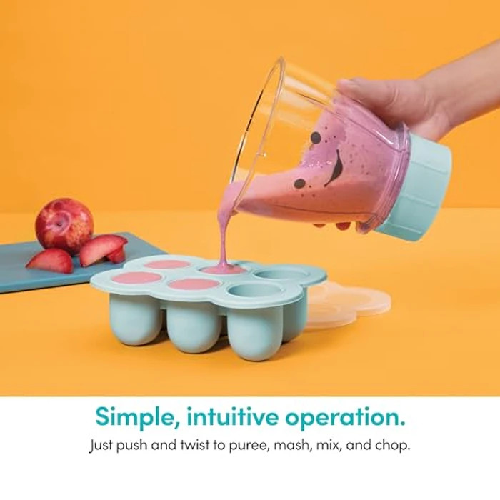 NutriBullet NBY-50100 Baby Complete Food-Making System, 32-Oz, White, Blue, Clear by NutriBullet - Image 6