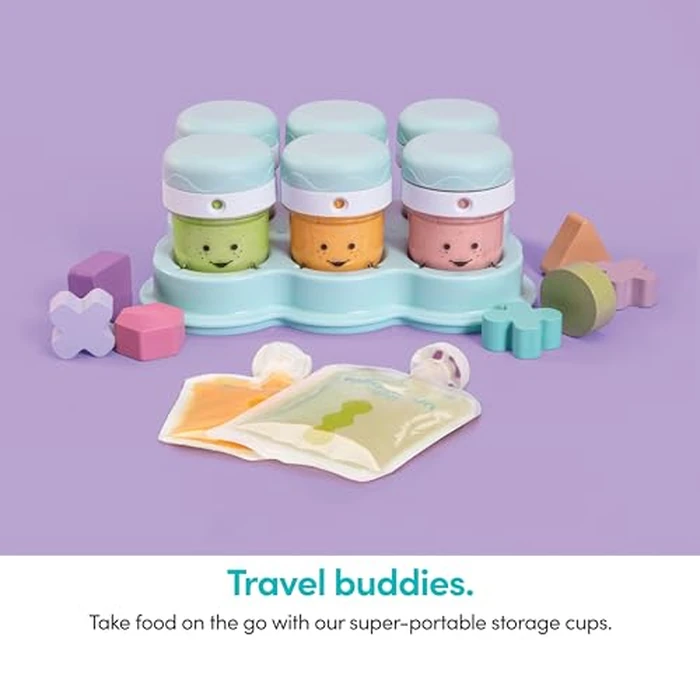 NutriBullet NBY-50100 Baby Complete Food-Making System, 32-Oz, White, Blue, Clear by NutriBullet - Image 9