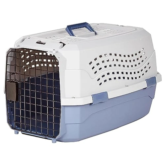 Amazon Basics Two-Door Top-Load Hard-Sided Pet Travel Carrier, 58.4 cm by Amazon Basics - Image 1