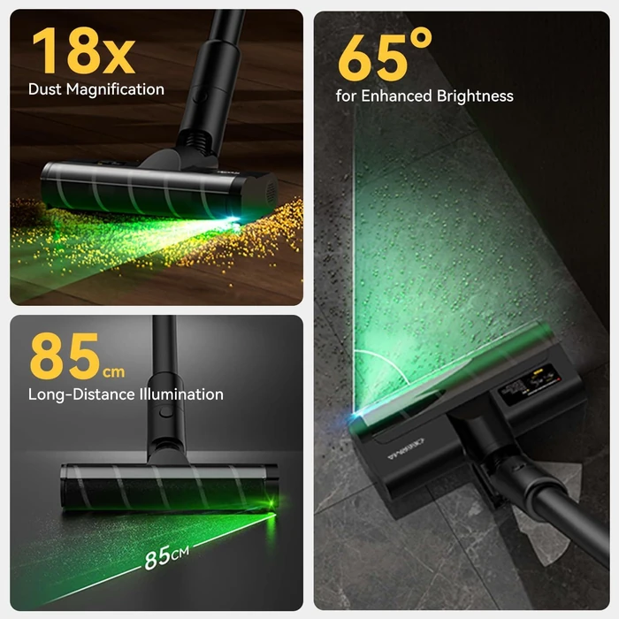 Deerma Cordless Vacuum Cleaner DEM-T50Station - Black/Red by Deerma - Image 2