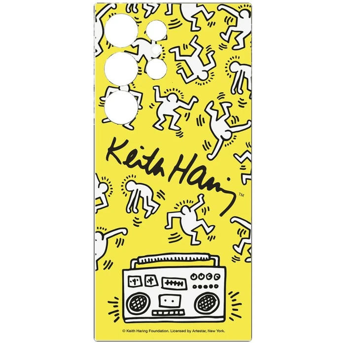 Samsung Keith Haring Flipsuit Phone Card for Samsung Galaxy S24 - Yellow by Samsung - Image 1
