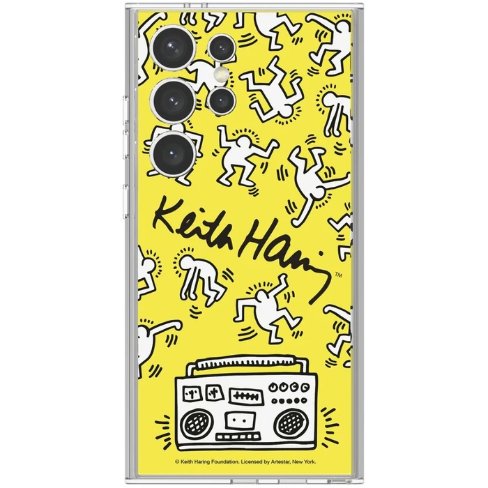 Samsung Keith Haring Flipsuit Phone Card for Samsung Galaxy S24 - Yellow by Samsung - Image 2