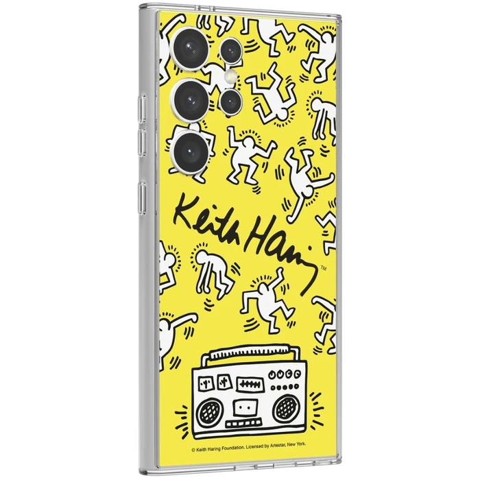 Samsung Keith Haring Flipsuit Phone Card for Samsung Galaxy S24 - Yellow by Samsung - Image 3
