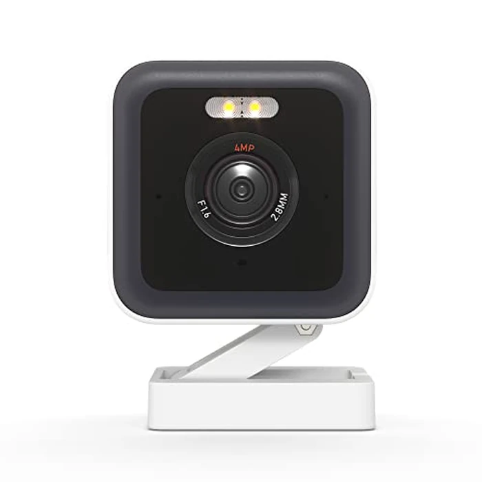 WYZE Cam v3 Pro Wired Indoor/Outdoor 2K Smart Security Camera for Pet Baby Kids Dog Cat Elderly Monitoring, Color Night Vision, Spotlight Camera Works with Alexa - WYZEC3P by WYZE - Used - Acceptable condition