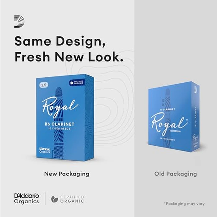 D'Addario Organic Royal Eb Clarinet Reeds, Strength 3.5, 10-Pack by D'Addario - Image 3