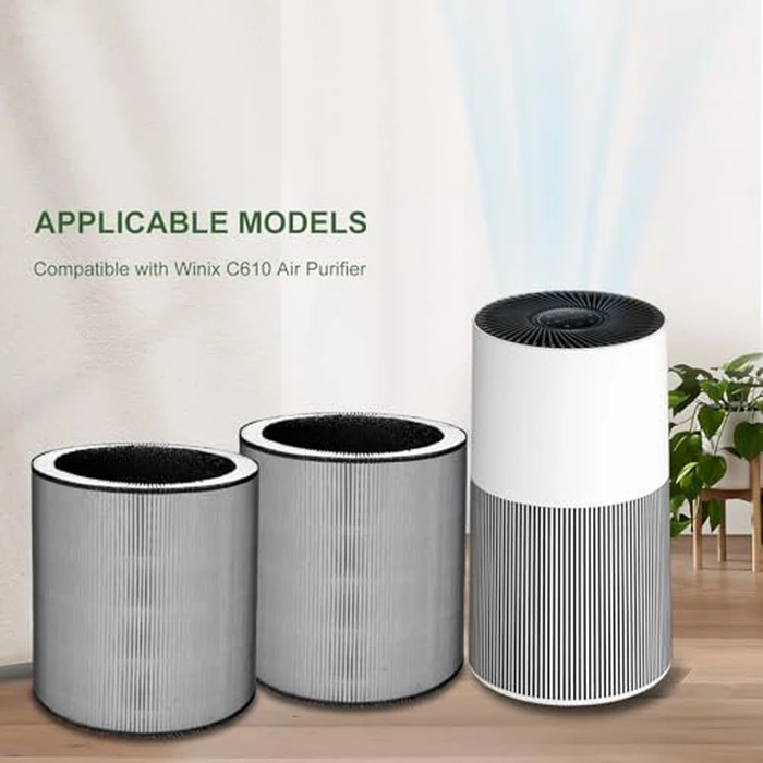 2-Pack C610 Replacement Filter Z, Compatible with Winix C610 Air Purifier, Z Filter 1712-0121-00 by Skydiras - Image 2