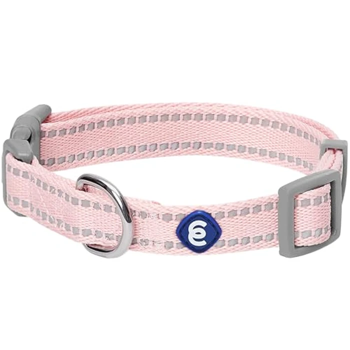 Blueberry Pet Essentials Reflective Dog Collar & Leash Set, Adjustable for Medium Dogs | Safe Walking Gear for Pet Parents, Puppy Training & Daily Use MediumDogs, Baby Pink by Blueberry Pet - Image 6