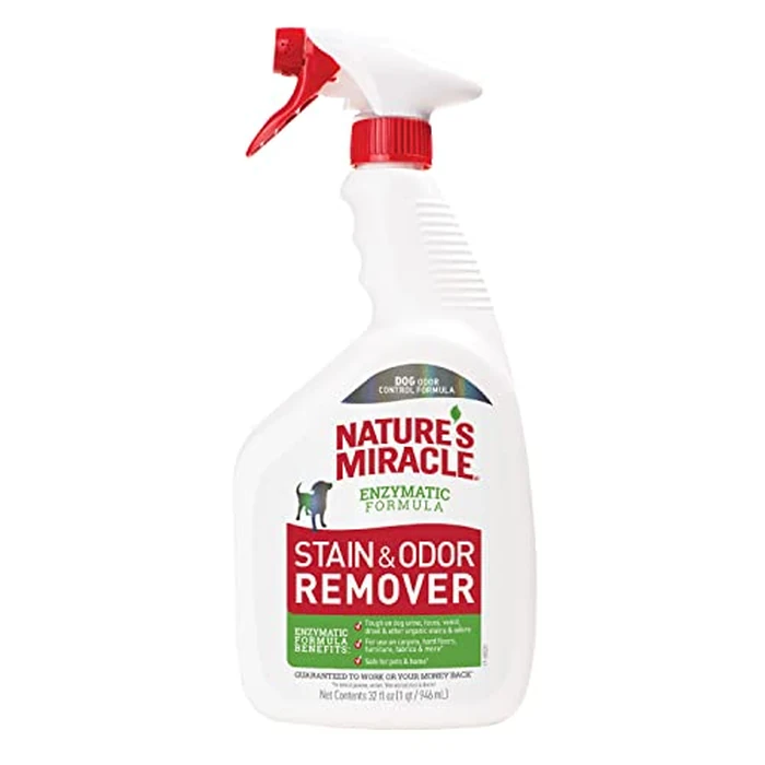 Nature’s Miracle Stain and Odor Remover Dog, 32 Ounces, Everyday Mess Enzymatic Odor Control Formula by Nature's Miracle - Used - Very Good condition