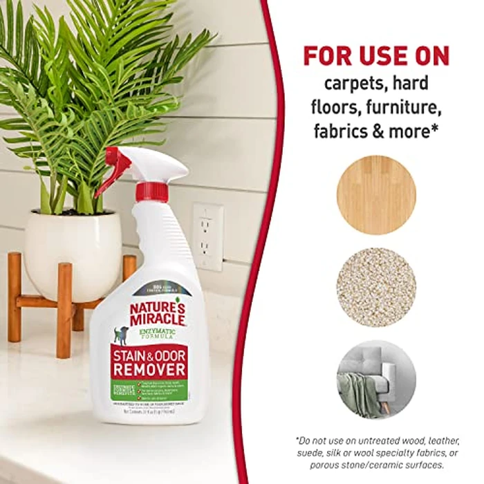 Nature’s Miracle Stain and Odor Remover Dog, 32 Ounces, Everyday Mess Enzymatic Odor Control Formula by Nature's Miracle - Image 7