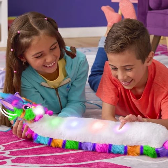 FURBY DJ Interactive Toy, Neon Star, Snuggly Electronic Plush, Music, Lights, Motion, & Games, Speaks English & Furbish, 32 in Long, 6+ Years (Amazon Exclusive) by Furby - Image 2