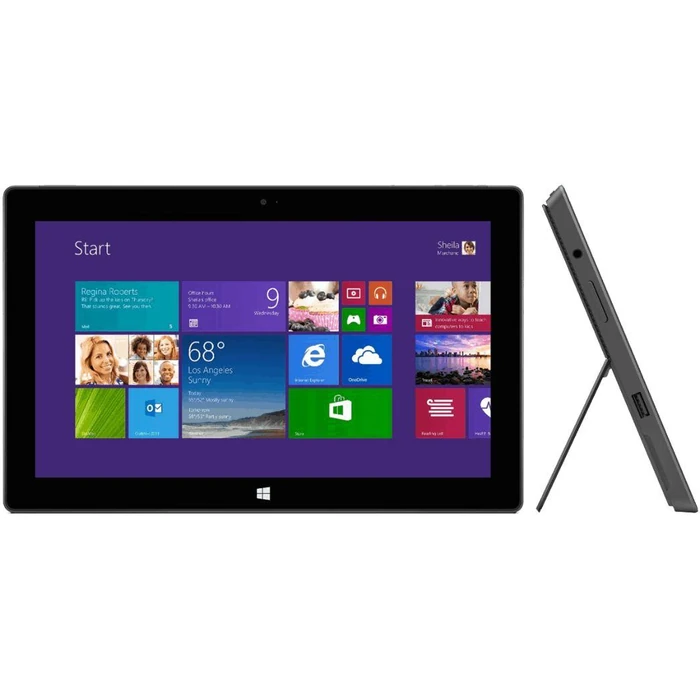 Microsoft Surface Pro 2 - 128GB - WiFi - Intel Core i5-4200U 1.6GHz - 4GB RAM - Dark Titanium by Microsoft - Refurbished - Good condition - US$130.99