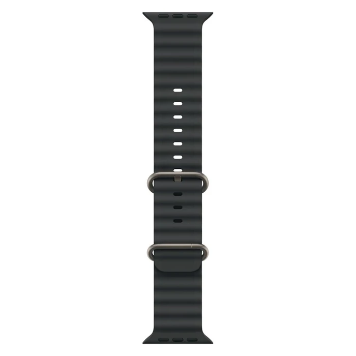 Apple Watch Ultra 3 - 64GB - 49mm - Natural Titanium Case with Black Nylon Weave Ocean Band - One Size by Apple - Image 5