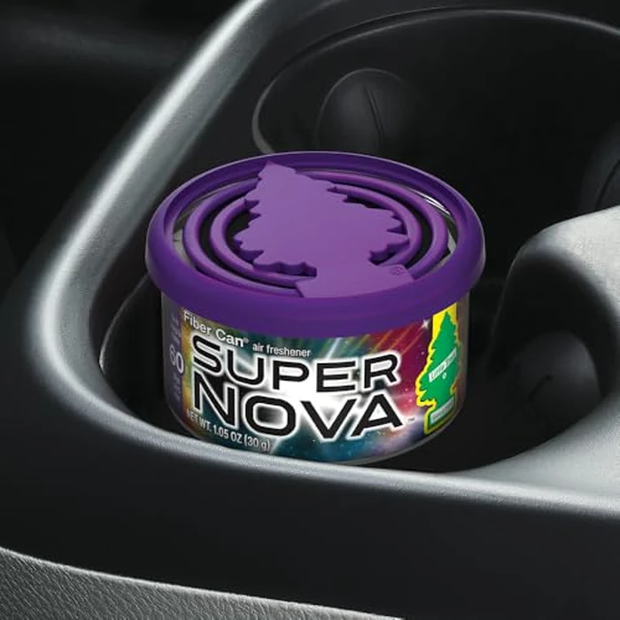 LITTLE TREES Car Air Freshener | Fiber Can Provides Long Lasting Scent for Auto or Home | Recycled Fiber | Supernova, 4 Air Fresheners by LITTLE TREES - Image 7