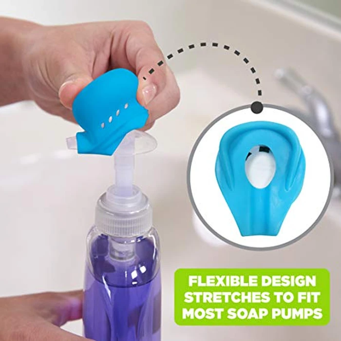 Baby Shark Musical Soap Pump Topper and Timer for Kids Hand Washing, Blue, 2 Pack by Ginsey - Used - Very Good condition - CA$10.08
