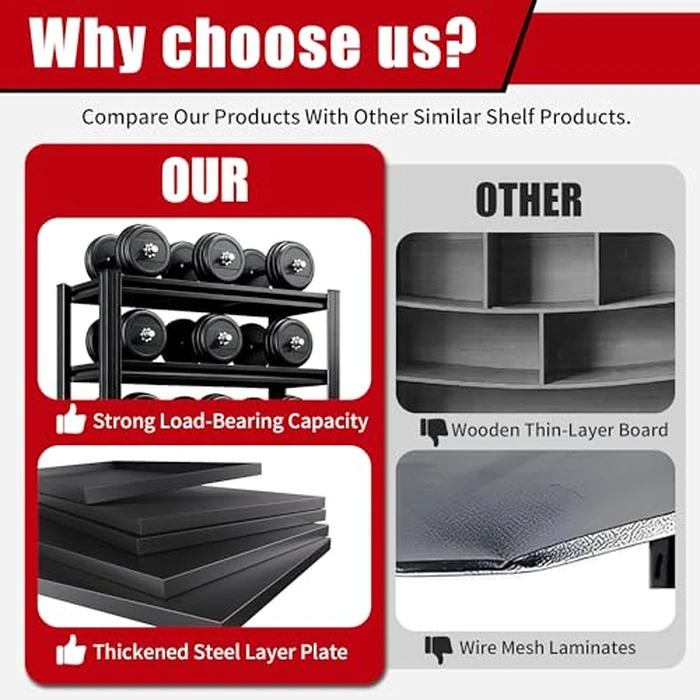 FOSTOKO Storage Shelves, 5-Tier Garage Shelving, Adjustable Heavy Duty Shelving Units, Metal Industrial Utility Organizer Storage Racks for Basement,Kitchen,Warehouse,Pantry,12" Dx27.5" Wx60" H by FOSTOKO - Image 5