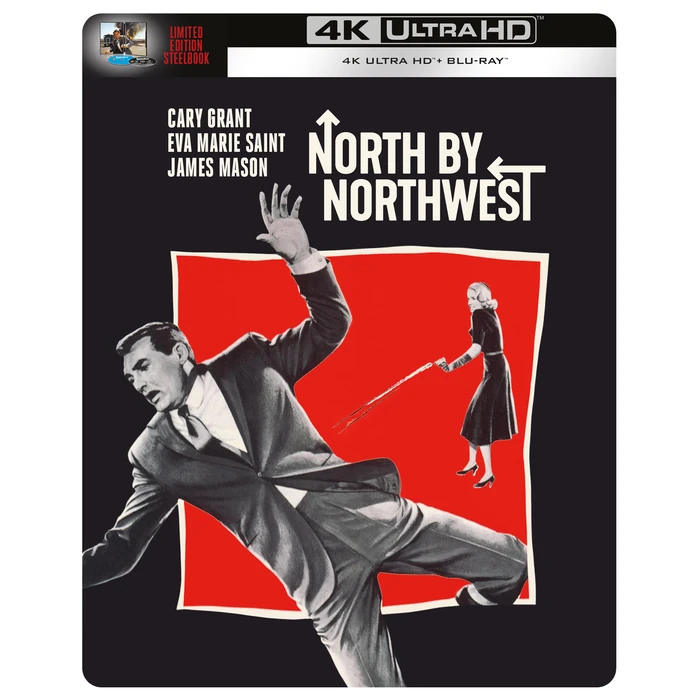 North by Northwest Steelbook [4K Ultra HD] [1959] [Blu-ray] [Region Free] [4K UHD] by WARNER BROS - Used - Very Good condition