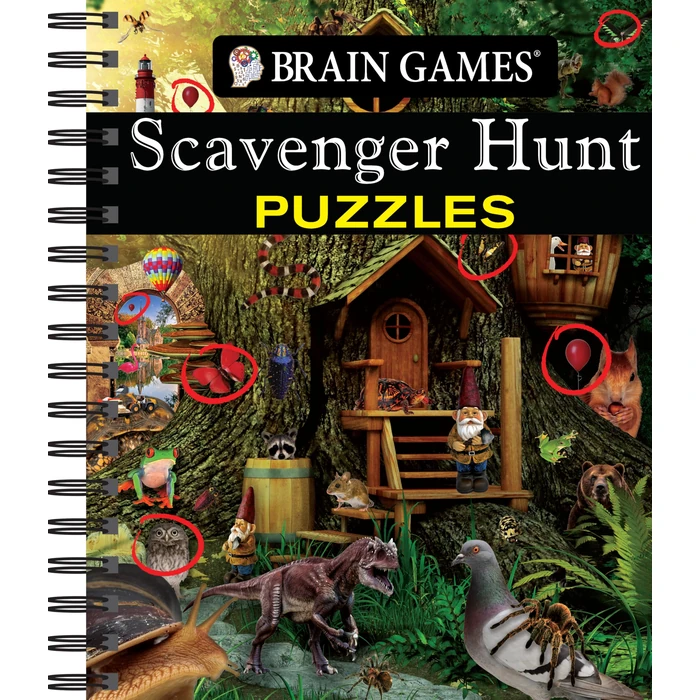 Brain Games - Scavenger Hunt Puzzles by Publications International, Ltd. - Used - Acceptable condition