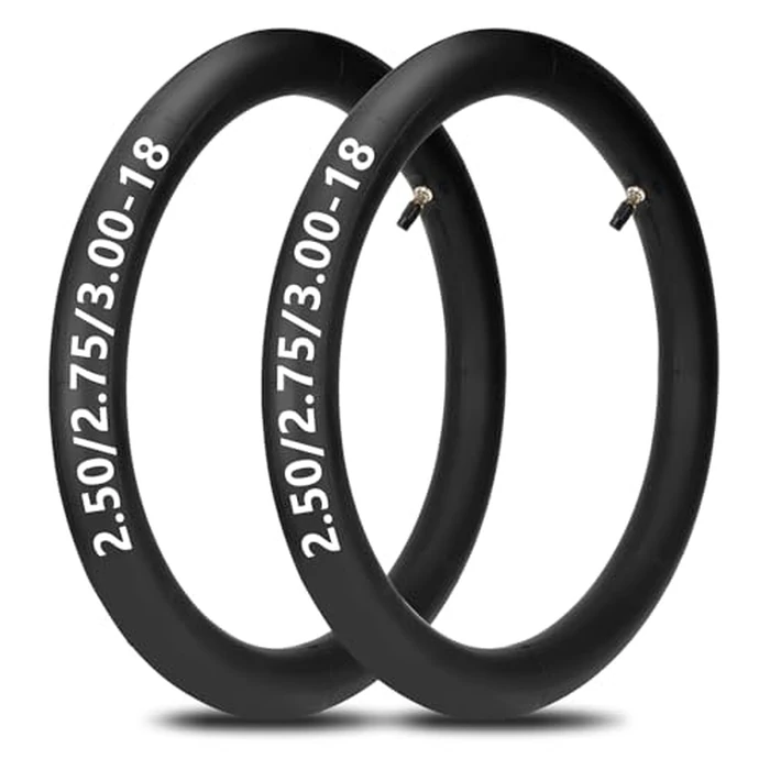 HIAORS 2.50-18 2.75/3.00-18 Inner Tube for Surron Light Bee X Sur Ron LBX Electric Dirt Bike Talaria Pro SS E Ride 3.0, 80/90-18 90/90-18 80/100-18 Tube for CB350 CB360 Motorcycle Off Road Pit Bike by HIAORS - Used - Like New condition
