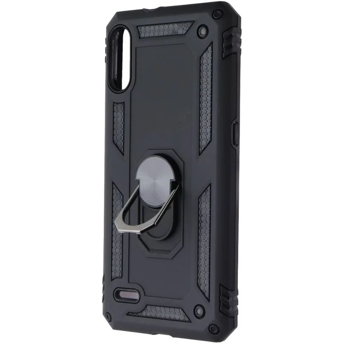 Mybat Rugged Phone Case with Ring Stand for LG K22 - Black - Brand New by Mybat - Image 1