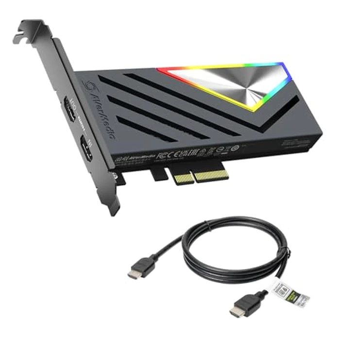 AVerMedia HDMI 2.1 Internal PCIe Capture Card for Streaming and Recording 4K60 with Ultra-Low Latency on PS5, PS4 Pro, Xbox Series X/S, Xbox One X, Switch Games - GC575 Live Gamer 4K 2.1 by AVerMedia - Used - Very Good condition - CA$199.98