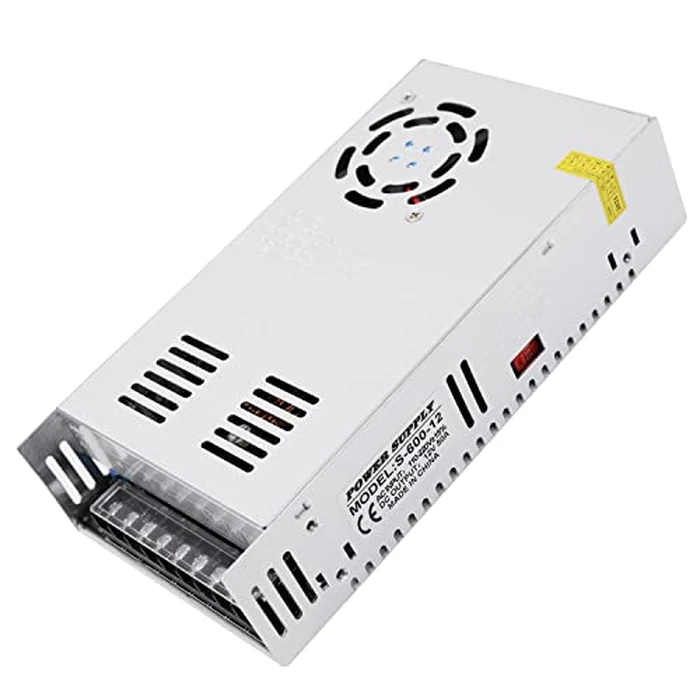 50A 600W 12V DC Power Supply, Universal Regulated Switching AC 110V/220V to DC Converter (SMPS) Transformer Driver Adapter for LED Strip Lights, CCTV Camera System, 3D Printer, Radio, Computer Project by GESD - Used - Like New condition - US$37.44