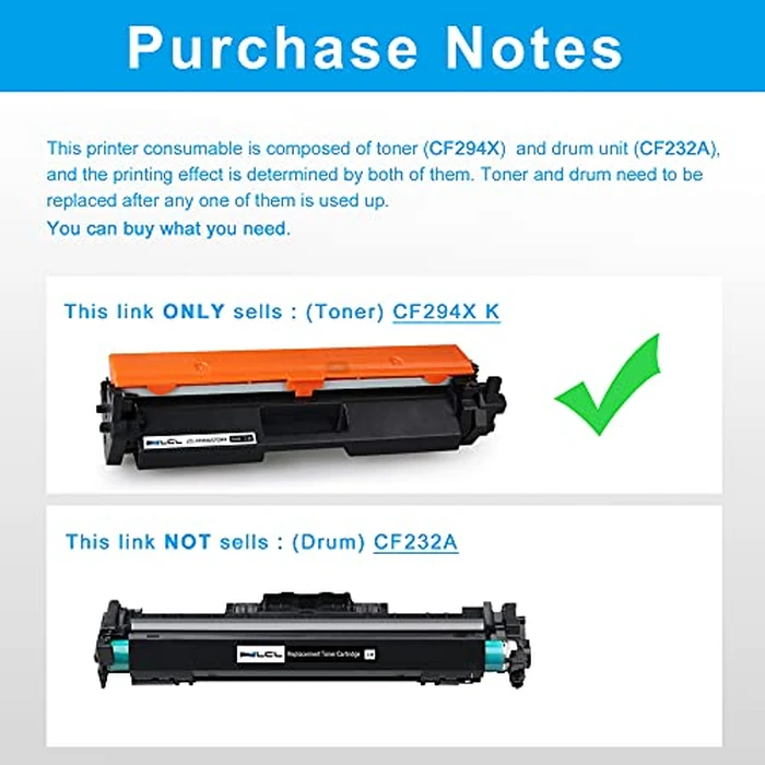 LCL Compatible Toner Cartridge for HP 94A 94X CF294A CF294X 2800 Pages (1-Pack, Black) for HP LaserJet Pro M118 M118dw MFP M148 M148dw M148fdw M149fdw by LCL - Image 2