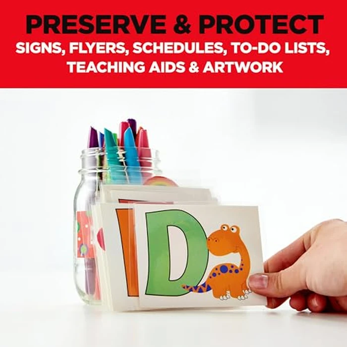 Scotch Thermal Laminating Pouches, Legal Size 11 x 17 Inches, 25 Pack Laminating Sheets, 3 Mil, Education Supplies & Craft Supplies, for Use with Thermal Laminators by Scotch - Image 7