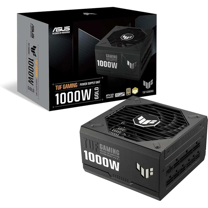ASUS TUF Gaming 1000W Gold 1000 Watt ATX 3.0 Compatible Fully Modular Power Supply - Black by ASUS - Refurbished - Excellent condition - US$344.16