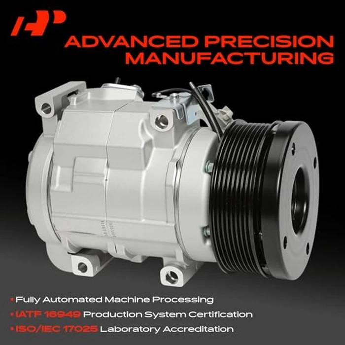 A-Premium AC Compressor with A/C Clutch (8-Grooves） Compatible with Toyota Tundra 4.6L, 5.7L 2007-2021, with 10S20C Style Compressor, Replace# 883200C130, 883200C190 by A-Premium - Image 3