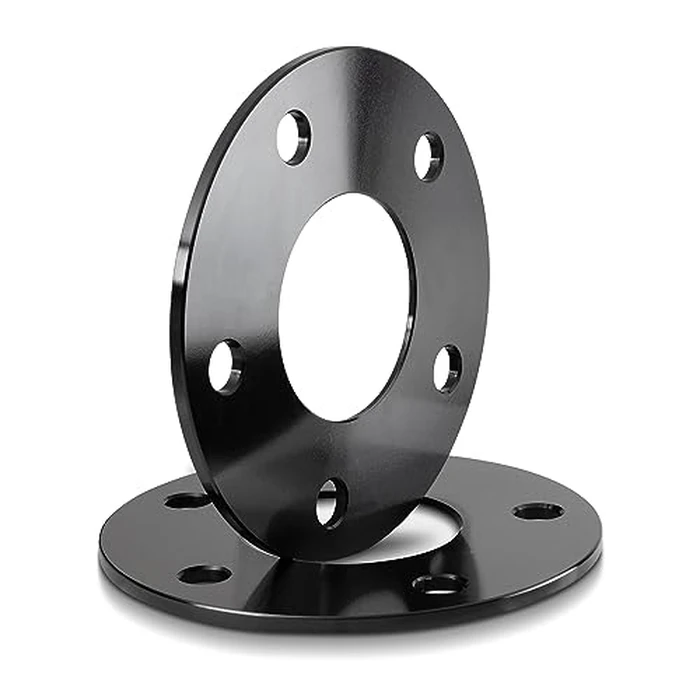 Customadeonly 5x114.3 Wheel Spacers for 370Z 350Z 240SX 300ZX GTR Murano Maxima Sentra (2pcs 5mm Thick Black) Wheel Spacer for Q60 G37 G35 Hubcentric w/o Lip 5x4.5 66.1mm Bore by Customadeonly - Used - Very Good condition