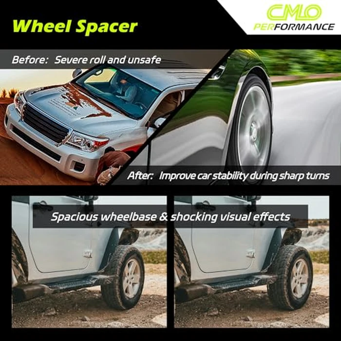 Customadeonly 5x114.3 Wheel Spacers for 370Z 350Z 240SX 300ZX GTR Murano Maxima Sentra (2pcs 5mm Thick Black) Wheel Spacer for Q60 G37 G35 Hubcentric w/o Lip 5x4.5 66.1mm Bore by Customadeonly - Image 5