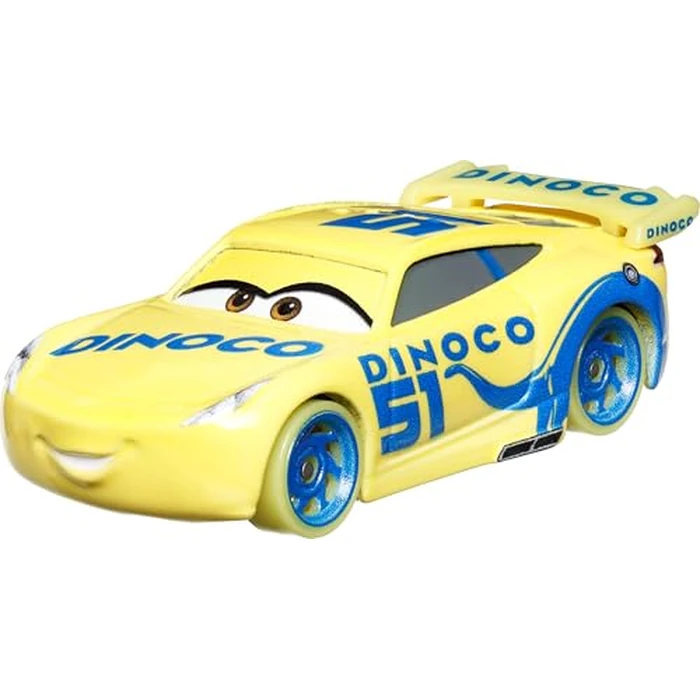 Mattel Disney Pixar Cars Glow Racers Vehicles 4-Pack, Set of 4 Glow-in-the-Dark Die-cast Toy Cars in 1:55 Scale Including Lightning McQueen by Mattel - Image 4
