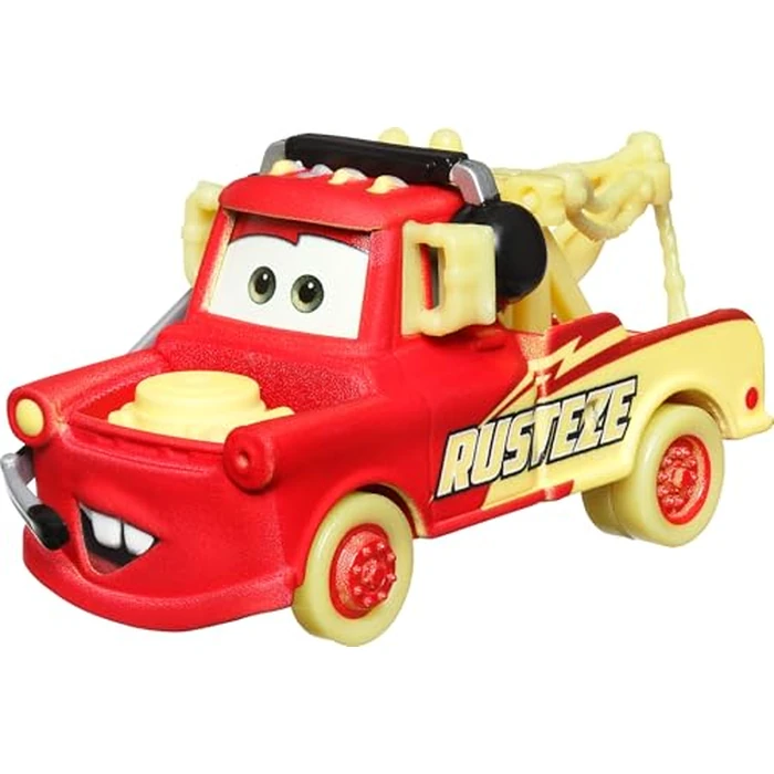 Mattel Disney Pixar Cars Glow Racers Vehicles 4-Pack, Set of 4 Glow-in-the-Dark Die-cast Toy Cars in 1:55 Scale Including Lightning McQueen by Mattel - Image 5