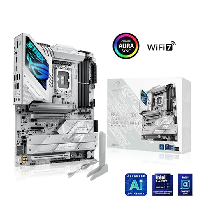 ASUS ROG STRIX Z890-A GAMING WIFI Z890 LGA 1851 ATX motherboard, Intel(R) Core(TM) Ultra Series 2 Ready, Advanced AI PC-ready, 16+2+1+2 stages, DDR5, WiFi 7, 2.5G, 5x M.2, Thunderbolt(TM) 4, USB Type-C, AI OC by ASUS - Image 7