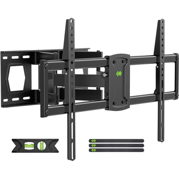 USX MOUNT TV Wall Mount for Most 37-86 inch TVs Hold up to 120lbs, Full Motion Wall Mount TV Bracket Swivel and Tilt, TV Mount with Dual Articulating Arms Extension Max VESA 600x400mm, 16" Wood Studs by USX MOUNT - Used - Acceptable condition - CA$40.58